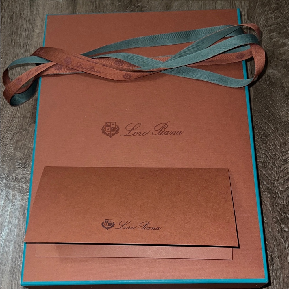 Loro Piana Brown and Teal Gift Set